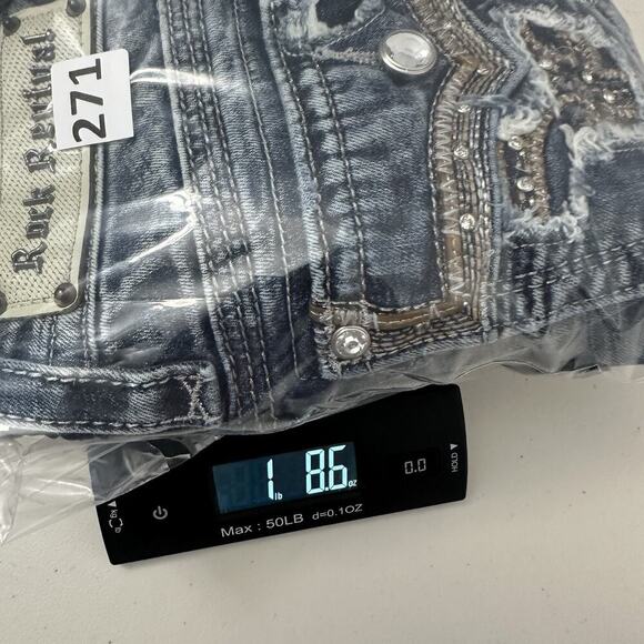 Rock Revival Jeans Women 26 (actual 28x28) Betty Boot Cut Embroidered Western - Picture 15 of 15